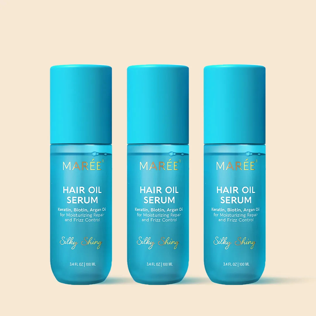 Keratin Oil Serum for Dry & Damaged Hair - Smooth & Shine Hair Serum