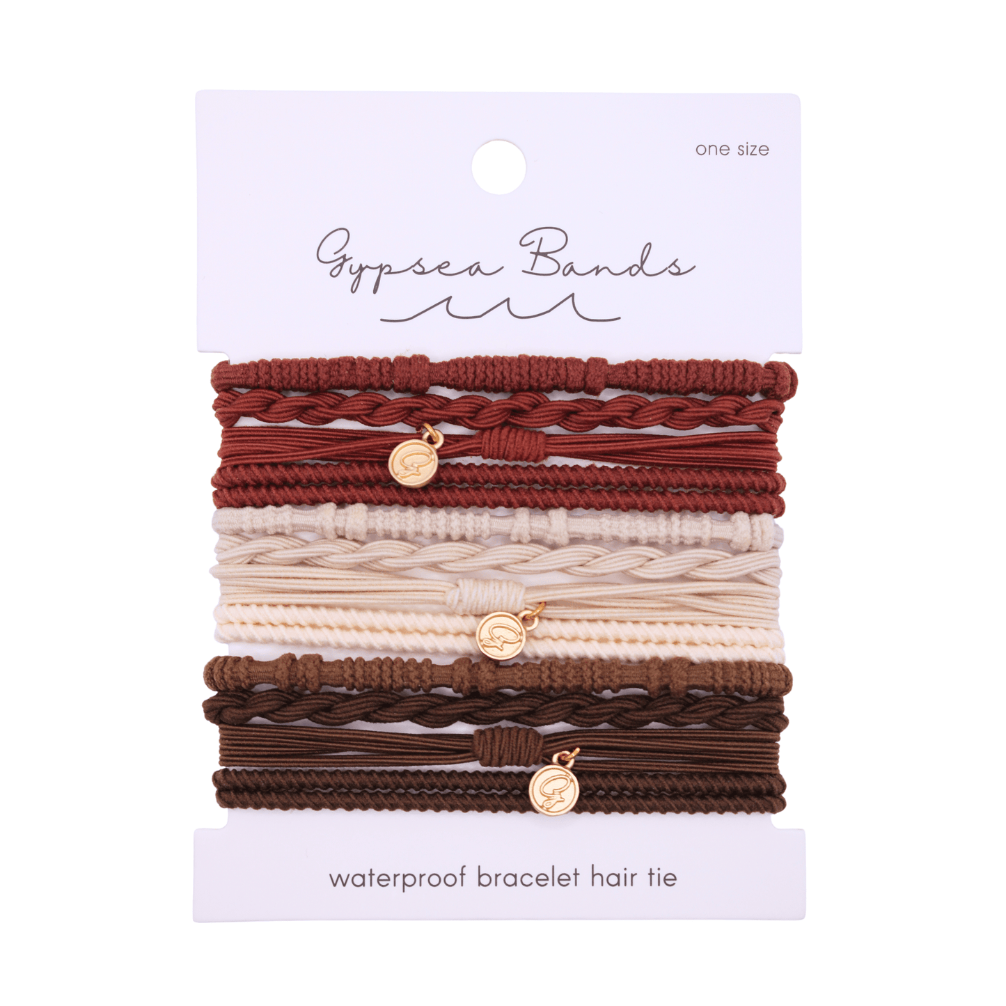 Hanalei Hair Tie Bracelet Set - Waterproof No-Snag Elastic Stacks - Spirit Nest
