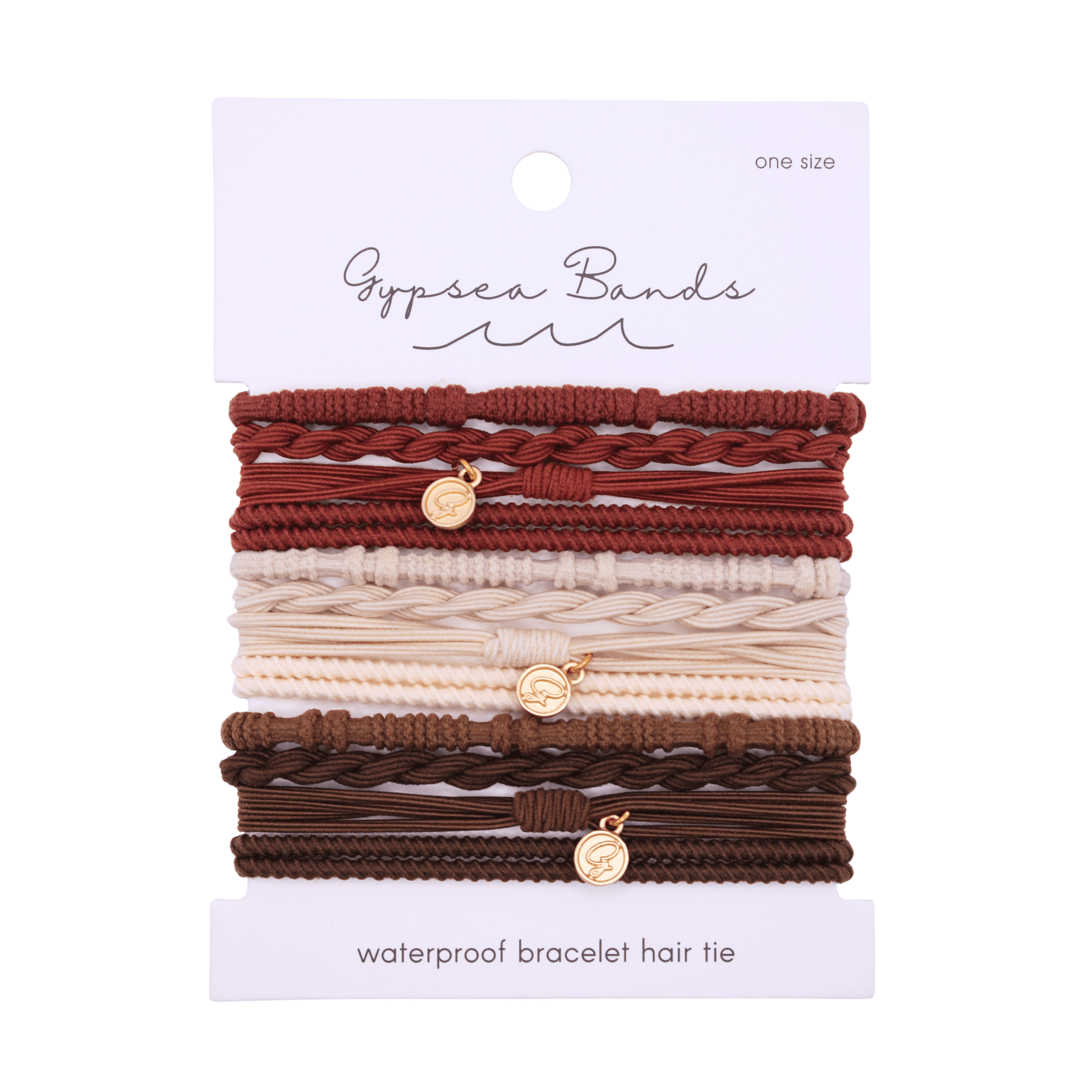 Hanalei Hair Tie Bracelet Set - Waterproof No-Snag Elastic Stacks - Spirit Nest