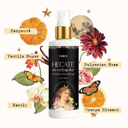 Hecate Hair & Body Mist – Neroli, Rose & Vanilla Sugar Ritual Mist