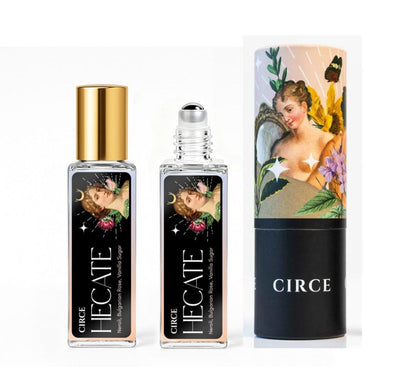 Hecate Goddess Perfume Oil – Neroli, Rose & Vanilla Ritual Roller