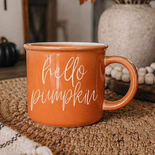 Hello Pumpkin | Cozy Fall Ceramic Mug