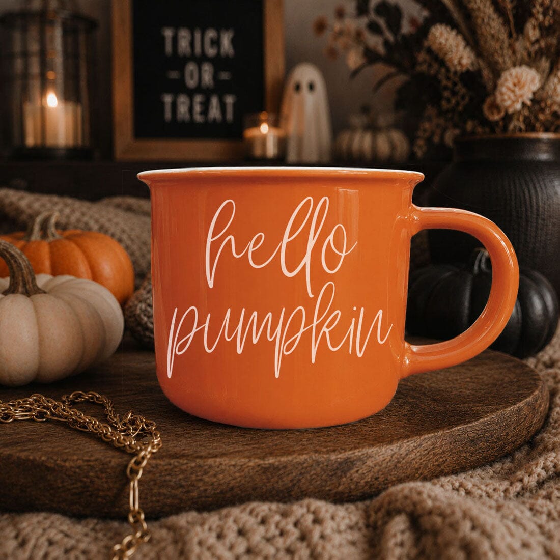 Hello Pumpkin | Cozy Fall Ceramic Mug