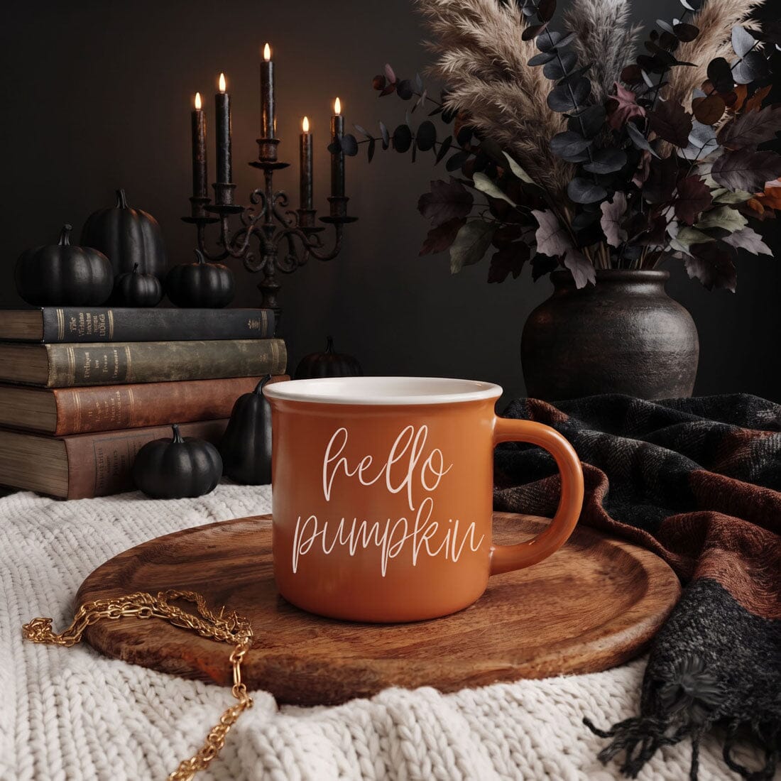 Hello Pumpkin | Cozy Fall Ceramic Mug