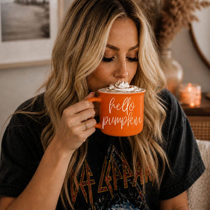 Hello Pumpkin | Cozy Fall Ceramic Mug