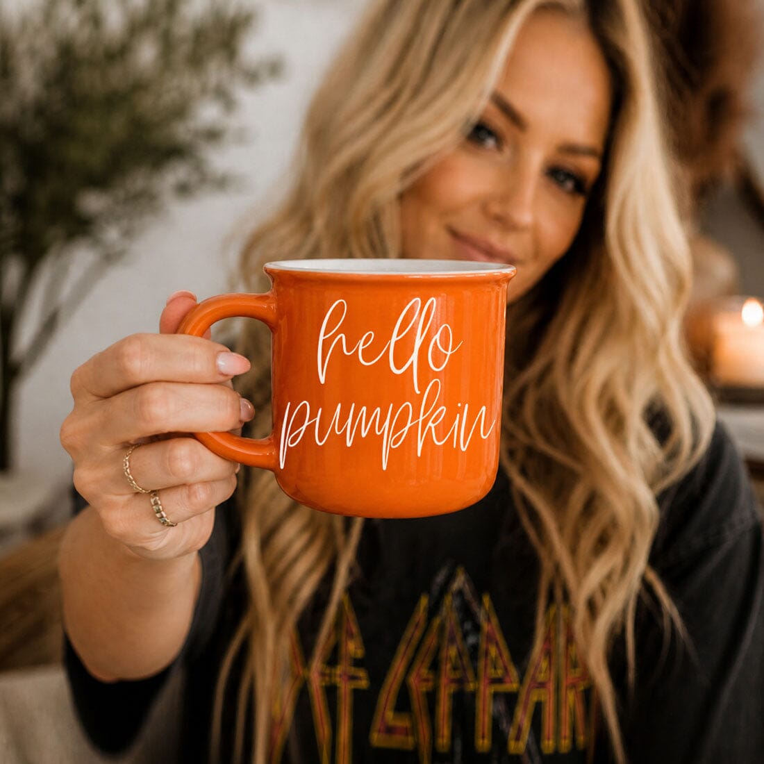 Hello Pumpkin | Cozy Fall Ceramic Mug