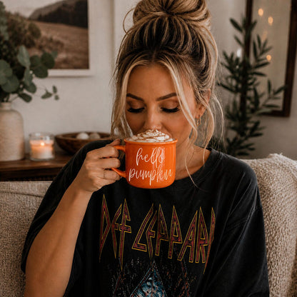 Hello Pumpkin | Cozy Fall Ceramic Mug