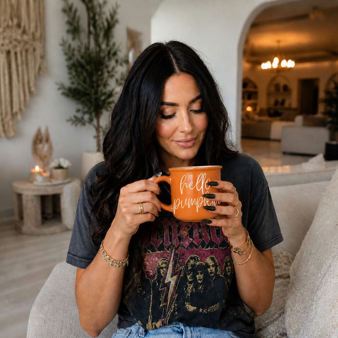 Hello Pumpkin | Cozy Fall Ceramic Mug