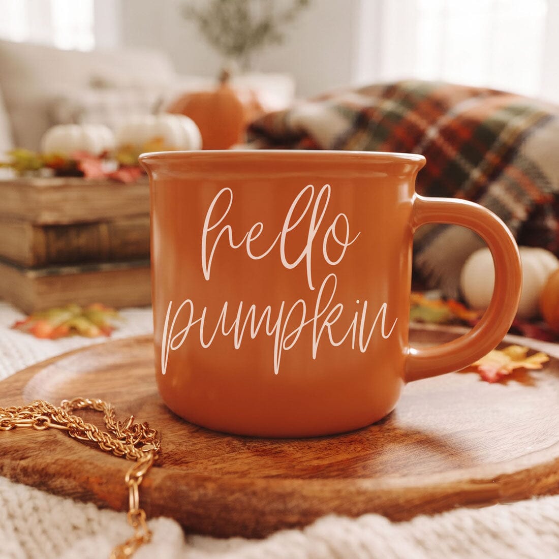 Hello Pumpkin | Cozy Fall Ceramic Mug