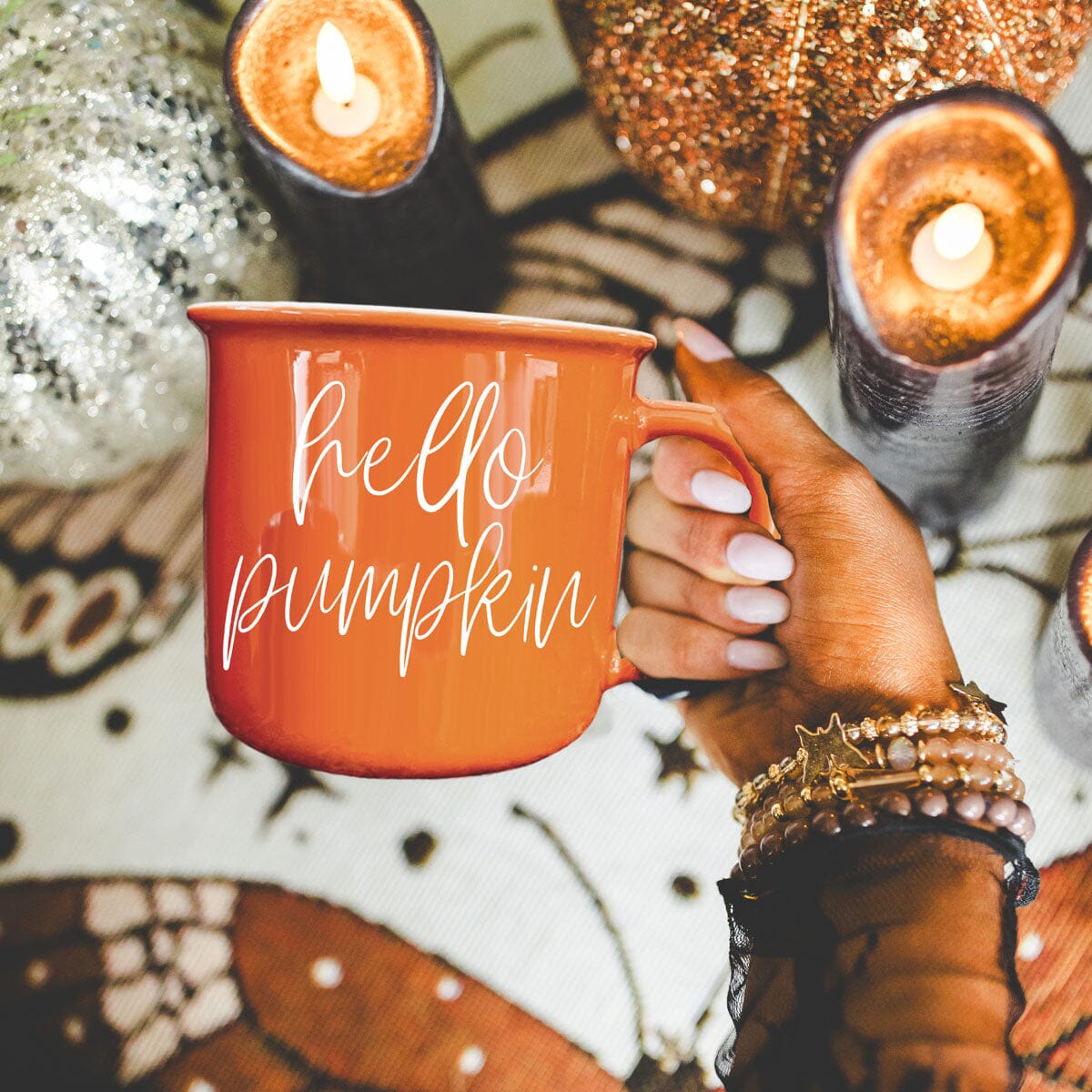 Hello Pumpkin | Cozy Fall Ceramic Mug