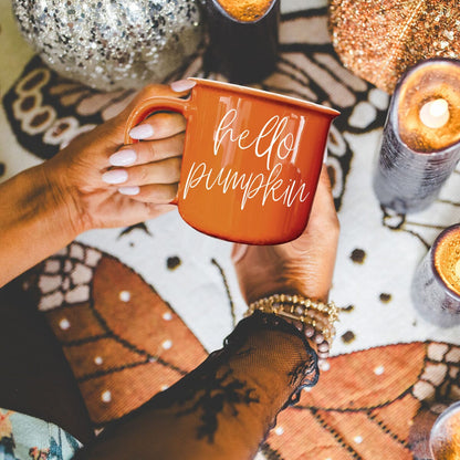 Hello Pumpkin | Cozy Fall Ceramic Mug