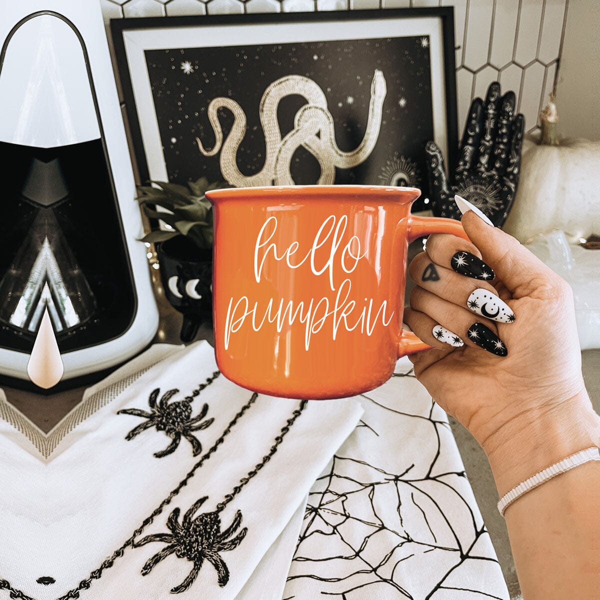 Hello Pumpkin | Cozy Fall Ceramic Mug