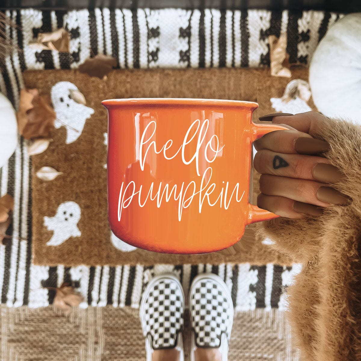 Hello Pumpkin | Cozy Fall Ceramic Mug