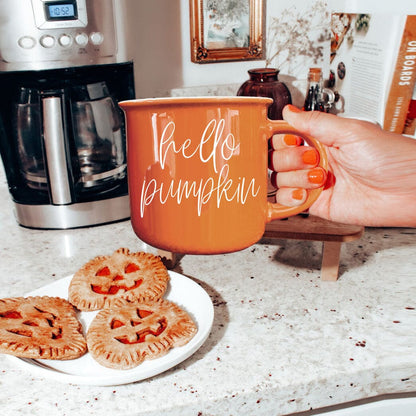 Hello Pumpkin | Cozy Fall Ceramic Mug
