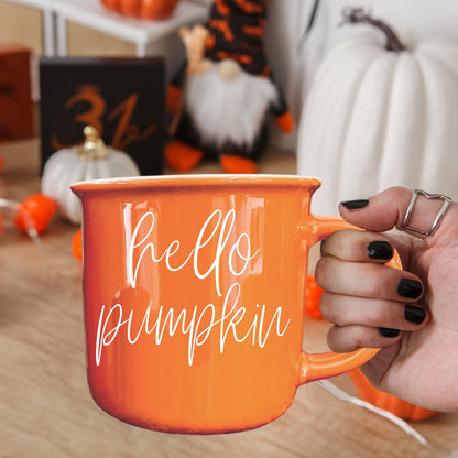 Hello Pumpkin | Cozy Fall Ceramic Mug