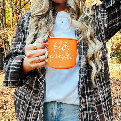 Hello Pumpkin | Cozy Fall Ceramic Mug