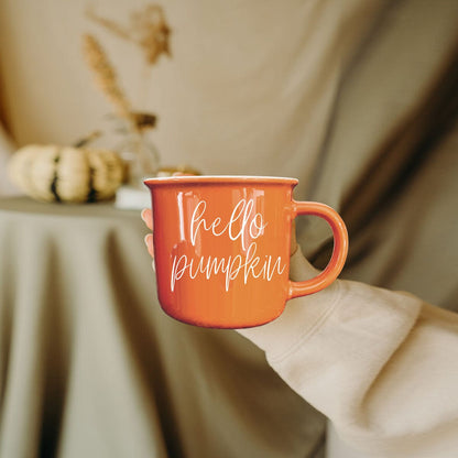 Hello Pumpkin | Cozy Fall Ceramic Mug