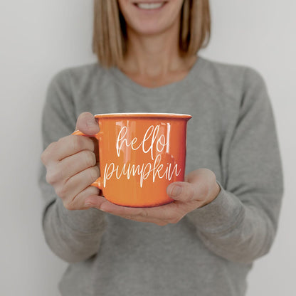 Hello Pumpkin | Cozy Fall Ceramic Mug