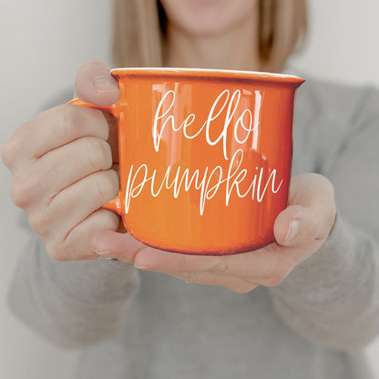 Hello Pumpkin | Cozy Fall Ceramic Mug