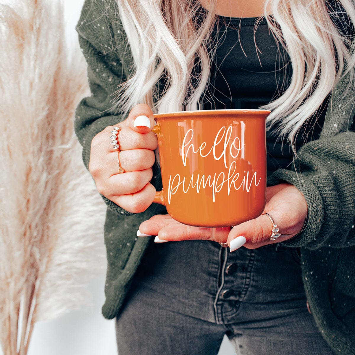 Hello Pumpkin | Cozy Fall Ceramic Mug