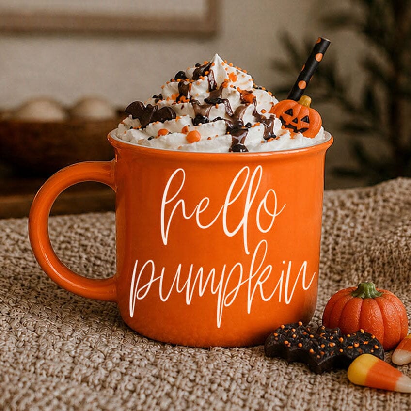 Hello Pumpkin | Cozy Fall Ceramic Mug