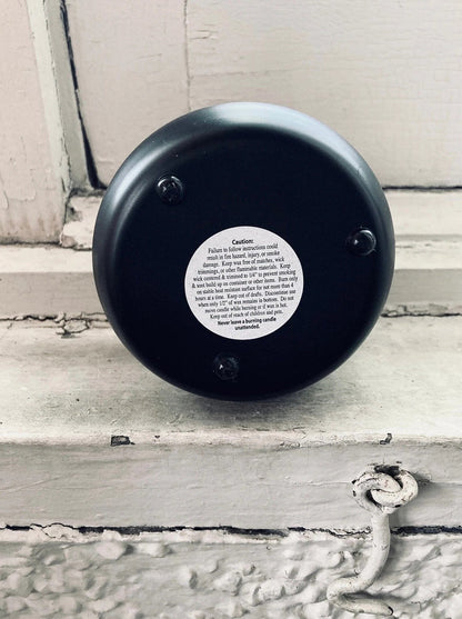 Full Moon Black Soy Candle | Dark Musk Home Fragrance