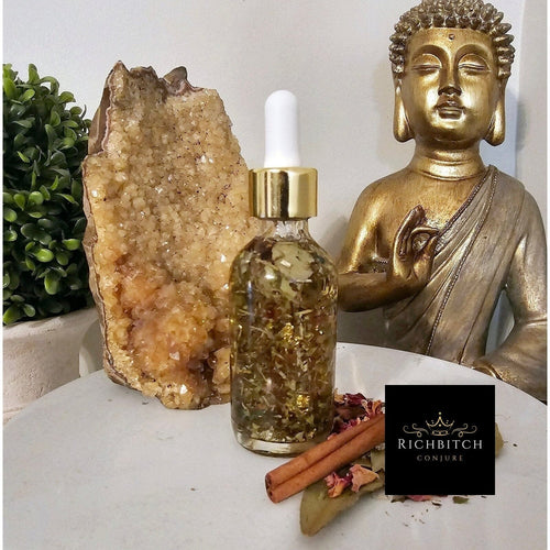 Jasmine Goddess Hoodoo Ritual Oil | Jasmine Ritual Oil for Intuition & Self-Expression