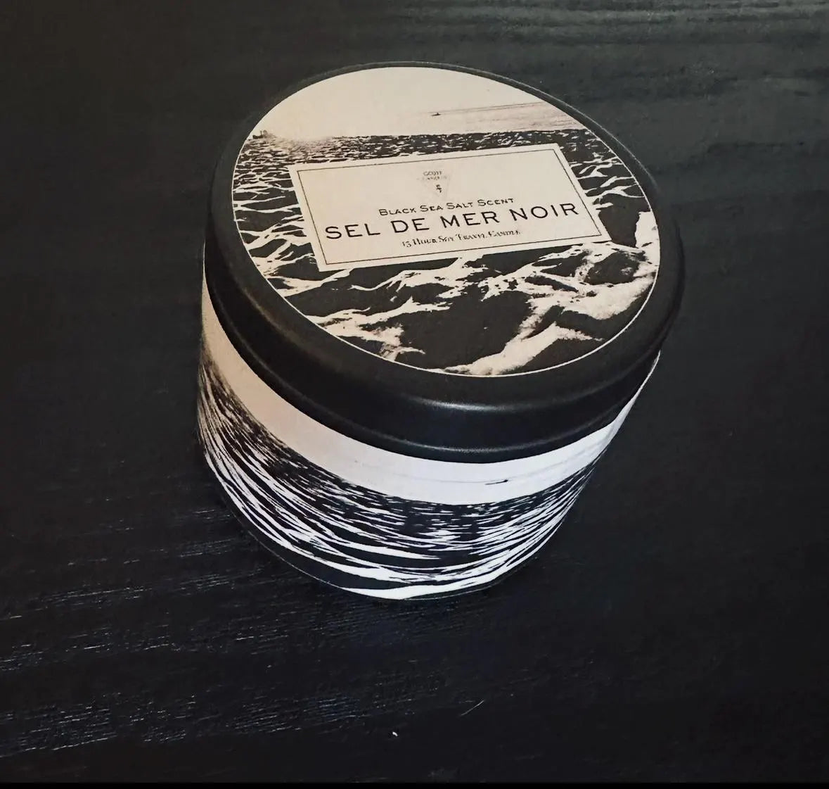 Black Sea Salt Soy Candle | Coastal Home Fragrance