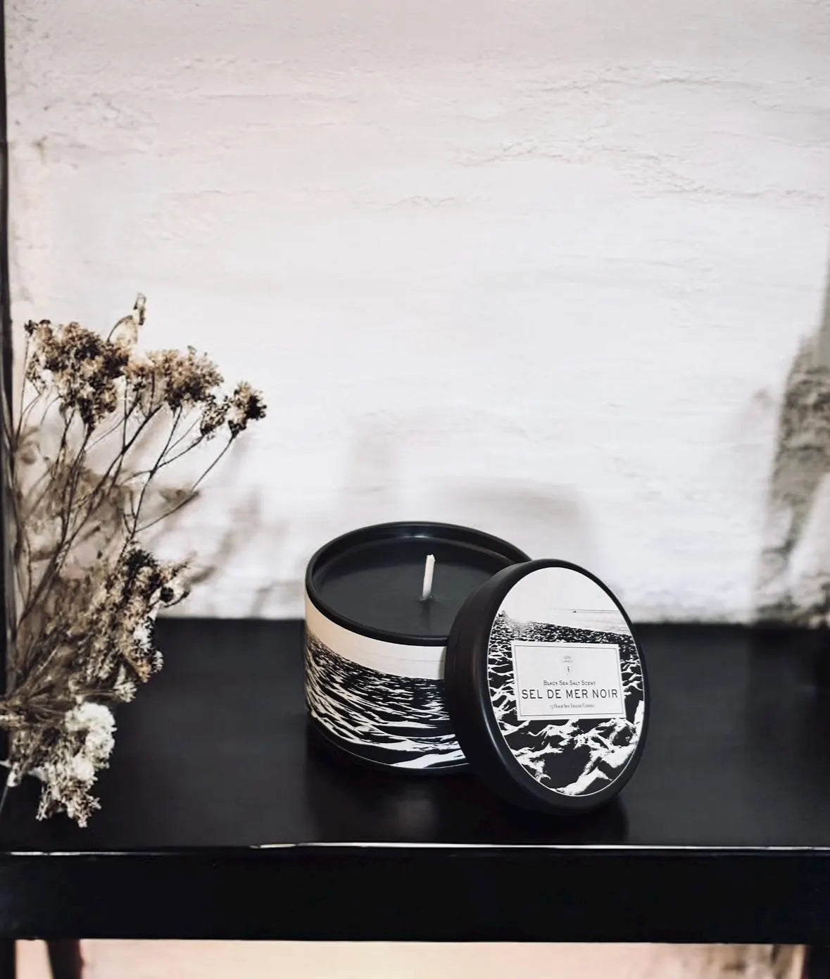 Black Sea Salt Soy Candle | Coastal Home Fragrance