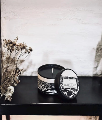 Black Sea Salt Soy Candle | Coastal Home Fragrance