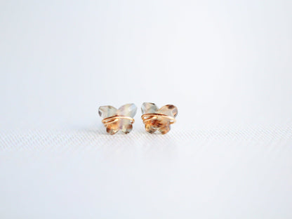 Papillon Stud Earrings | Fluorite Butterfly Studs