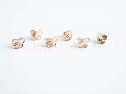 Papillon Stud Earrings | Fluorite Butterfly Studs