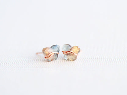 Papillon Stud Earrings | Fluorite Butterfly Studs