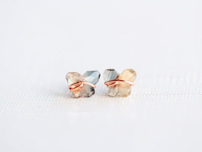 Papillon Stud Earrings | Fluorite Butterfly Studs