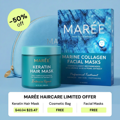 Keratin Mask for Damaged Hair - Deep Repair & Frizz Control Treatment