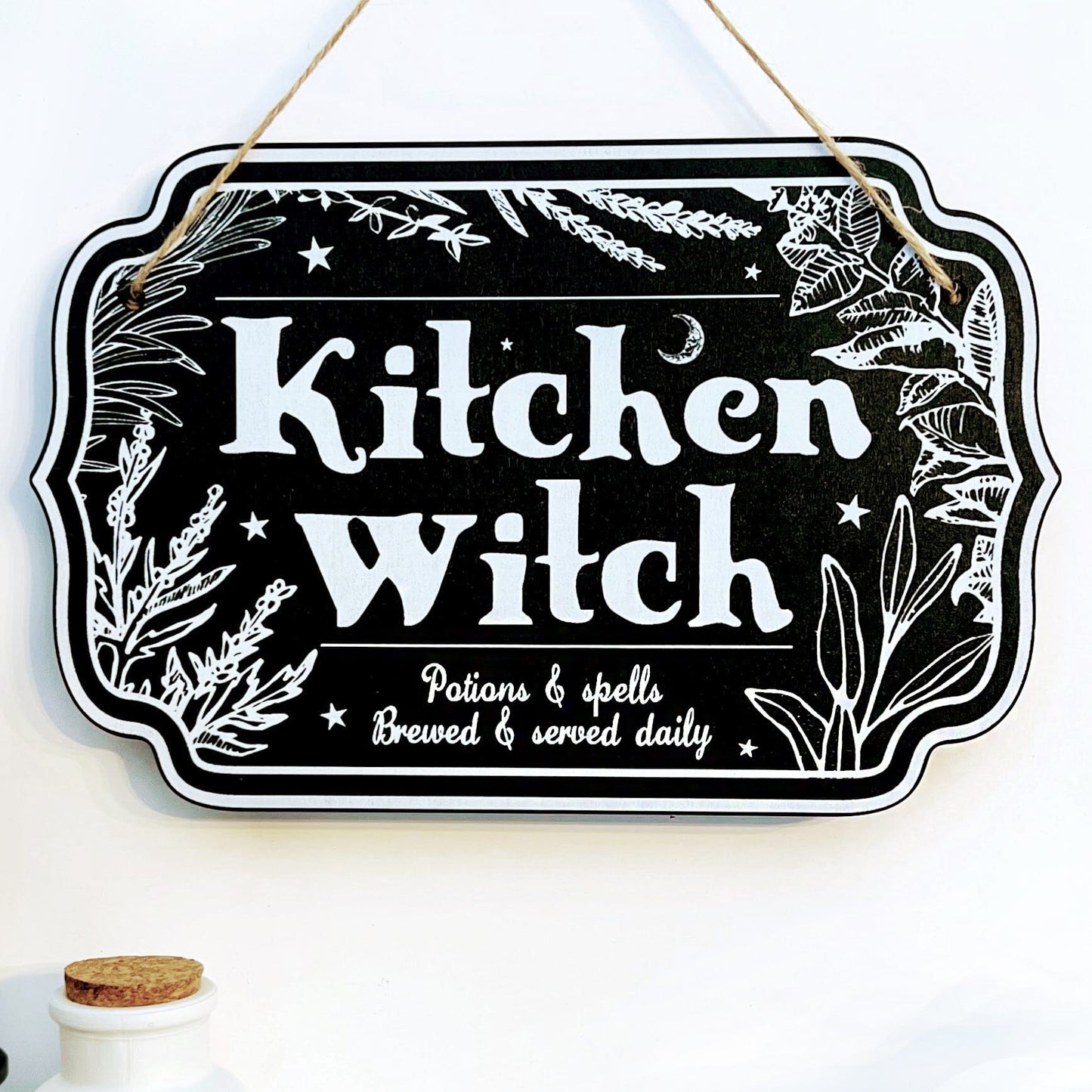 Witchy Décor Wooden Sign