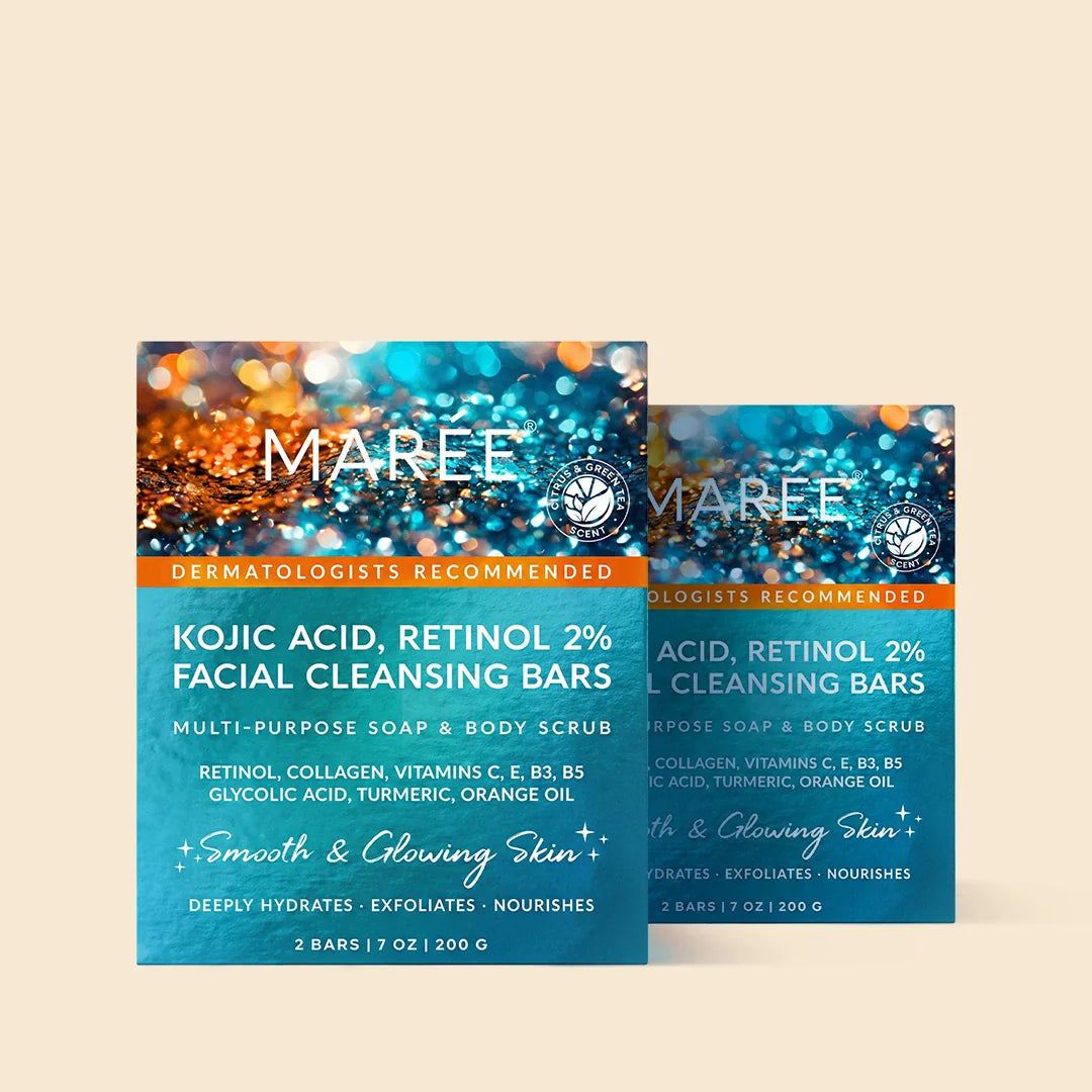 Turmeric Kojic Soap & Scrub - Brightening & Acne Clearing Bars