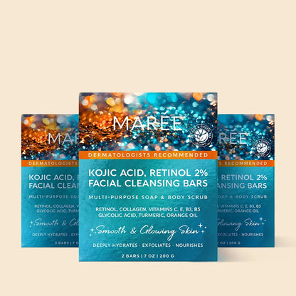 Turmeric Kojic Soap & Scrub - Brightening & Acne Clearing Bars