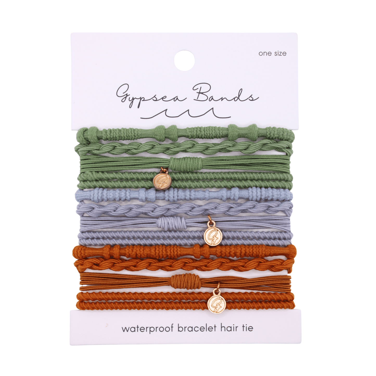 Laguna Hair Tie Bracelet Set - Waterproof No-Snag Elastic Stacks - Spirit Nest