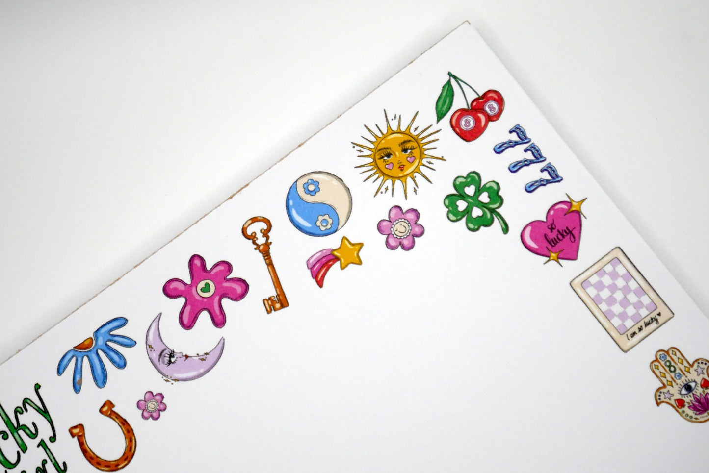 Lucky Girl Notepad - Good Luck Charms