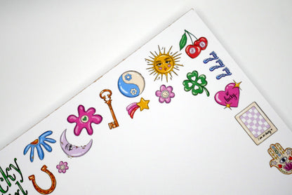 Lucky Girl Notepad - Good Luck Charms