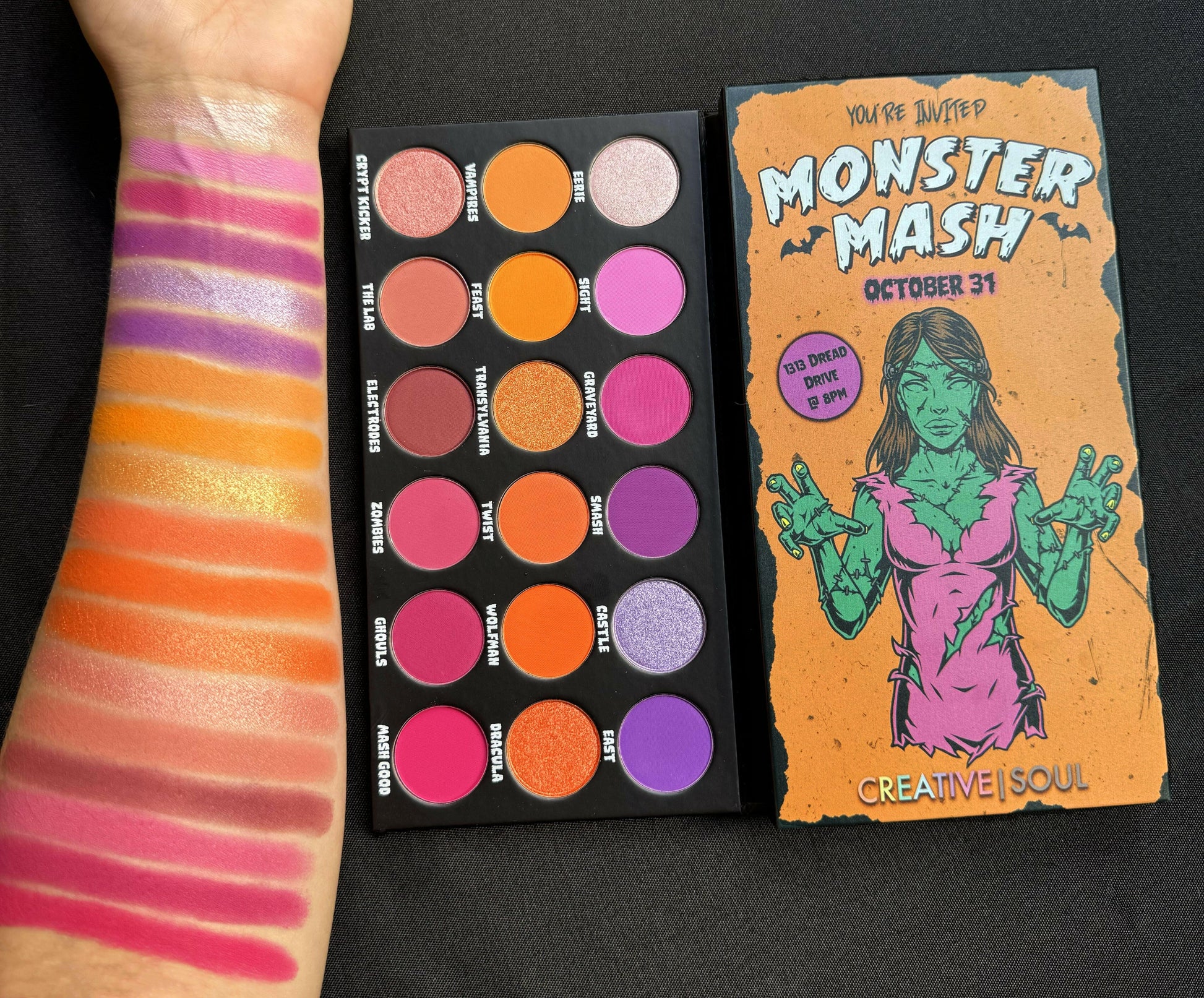 Monster Mash Eyeshadow Palette – Spooky Party Glam - Spirit Nest