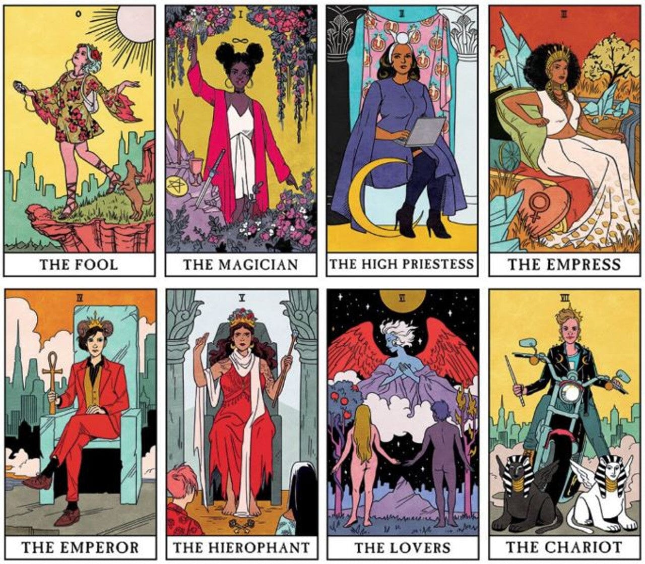 Modern Witch Tarot Deck by Lisa Sterle