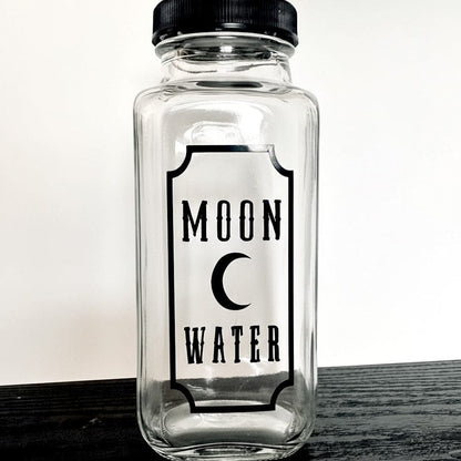 Moon Water Charging Glass Jar | Lunar Ritual Vessel