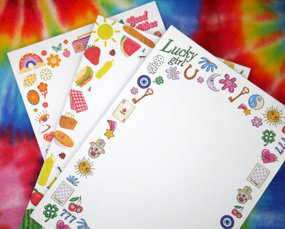 Retro, Funky, 70s & 90s Nostalgia Notepad - Groovy Notes