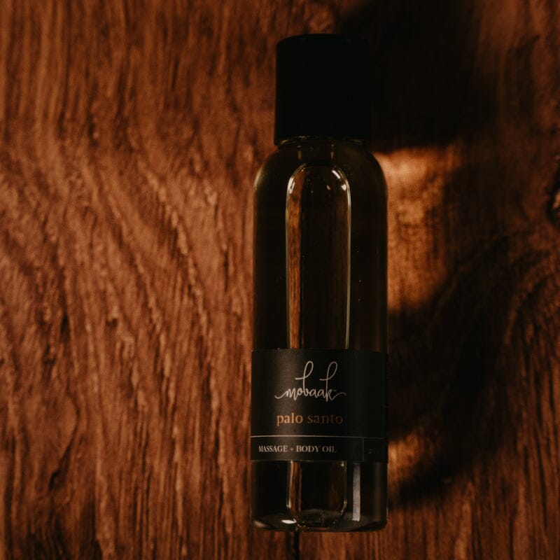 Palo Santo Travel Body Oil – Warm Wood Hydrating Glow Oil