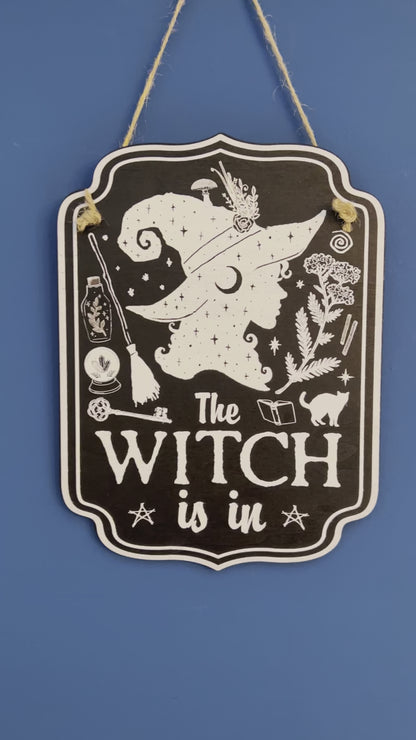 Witchy Décor Wooden Sign