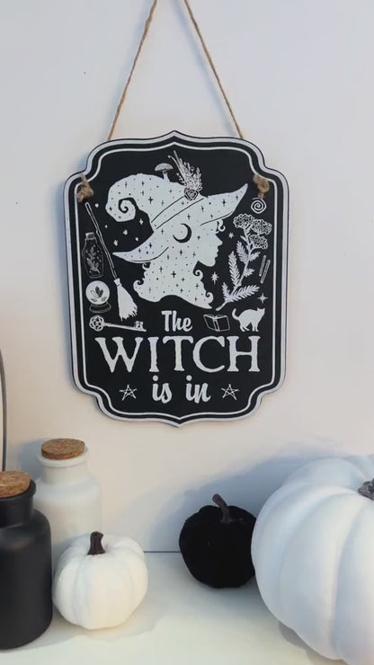 Witchy Décor Wooden Sign