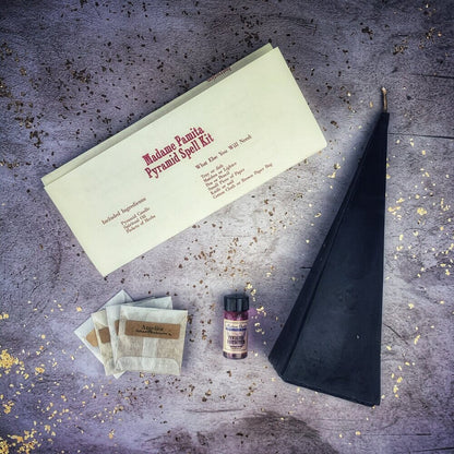 Pyramid of Power Candle Spell Kit - Long-Lasting Success & Stability - Spirit Nest