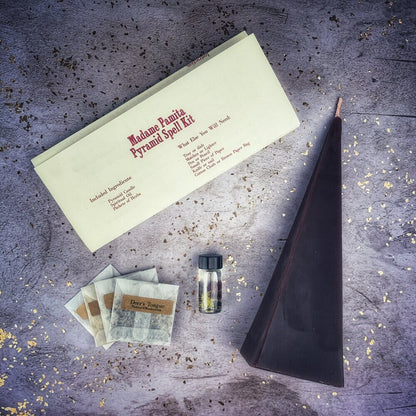 Pyramid of Power Candle Spell Kit - Long-Lasting Success & Stability - Spirit Nest
